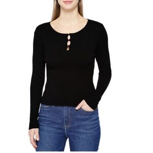 Halsee Fitted Long Sleeve Sweater